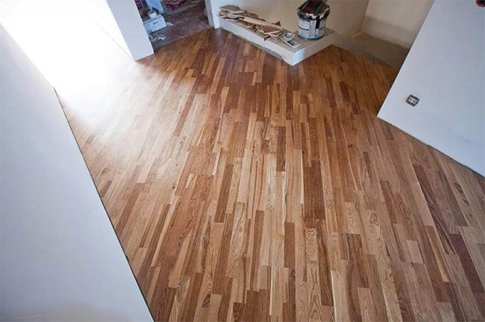 Hardwood flooring installation free diagonal