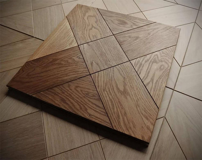 Hardwood flooring installation modular hardwood