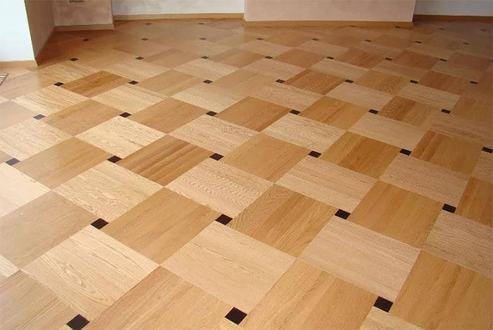 Hardwood flooring installation network laying example 3