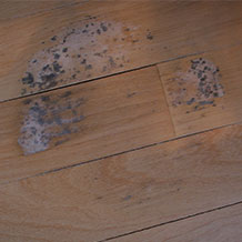 The appearance of stains and traces from heavy furniture and burns